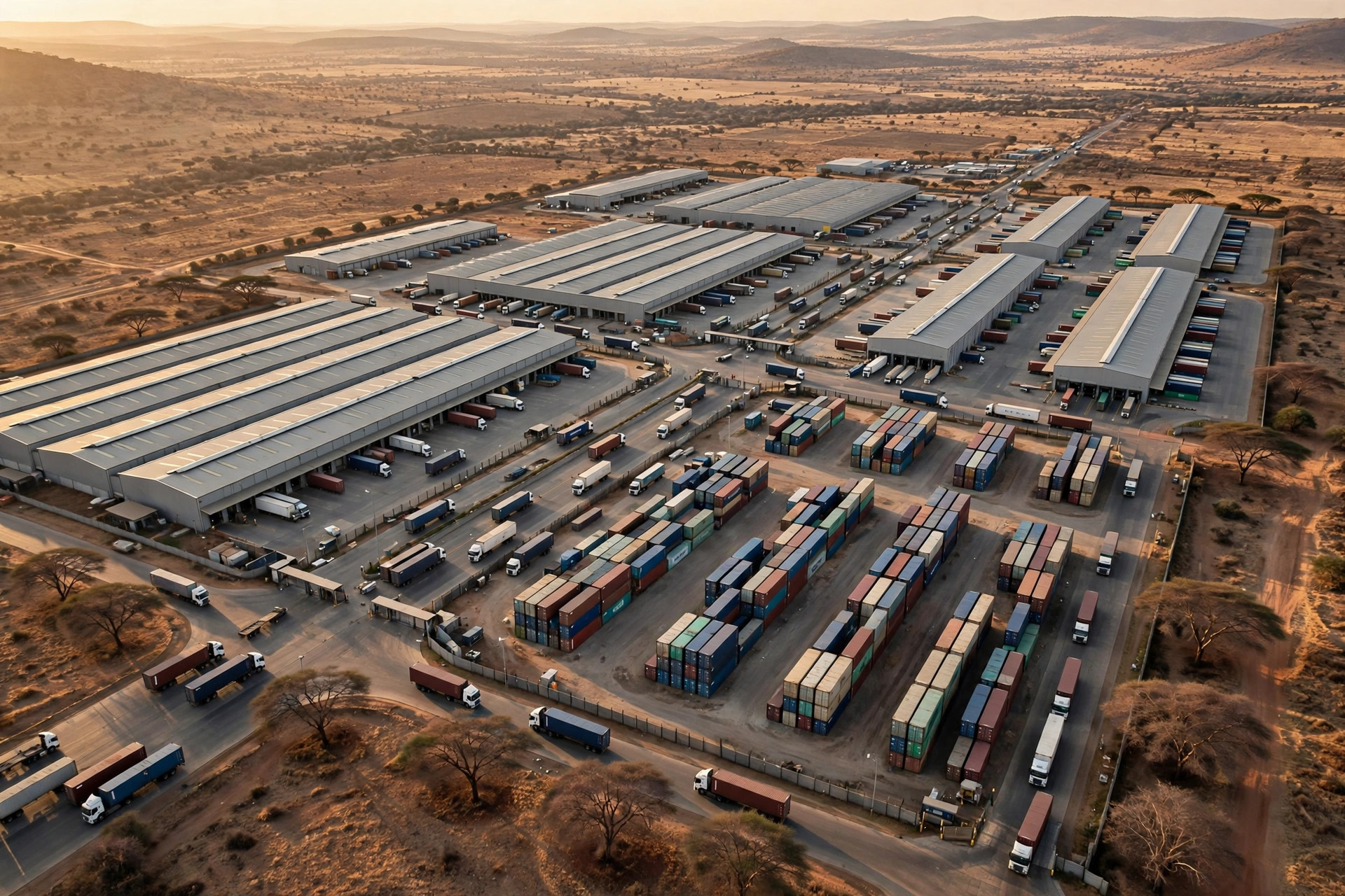 AfCFTA aos cinco anos: onde deveriam ficar os armazéns regionais de distribuição da África? (Guia de estratégia de distribuição regional de armazéns AfCFTA)