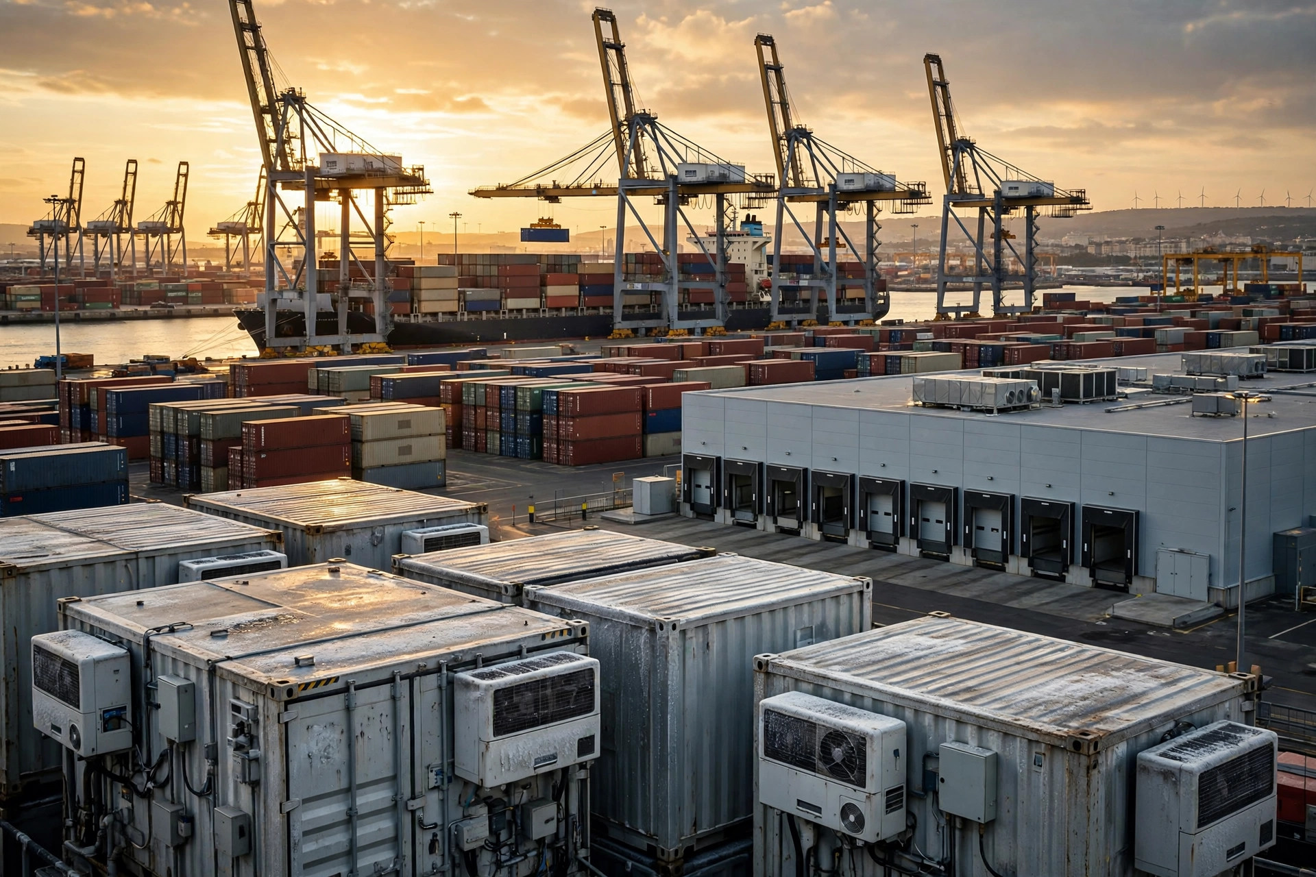 Almacén y distribución en el puerto de Amberes en Europa: selección de emplazamiento para un EDC, almacenamiento fiscal y el centro de cadena de frío de €100M de DP World