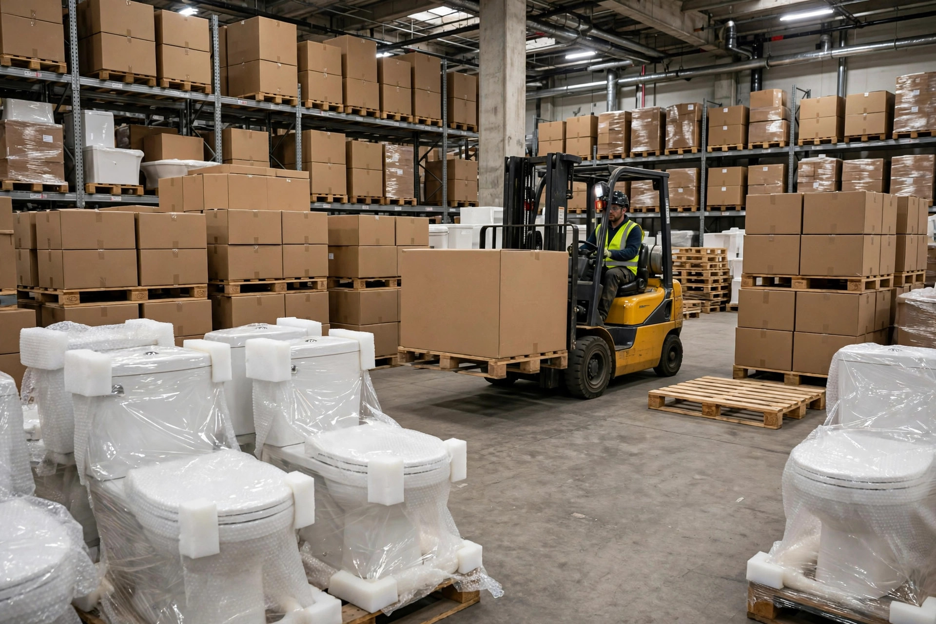Bathroom Fixtures Warehouse Storage: Why Ceramics Chip, Tubs Warp, and Model Mix-Ups Cost More Than Damage