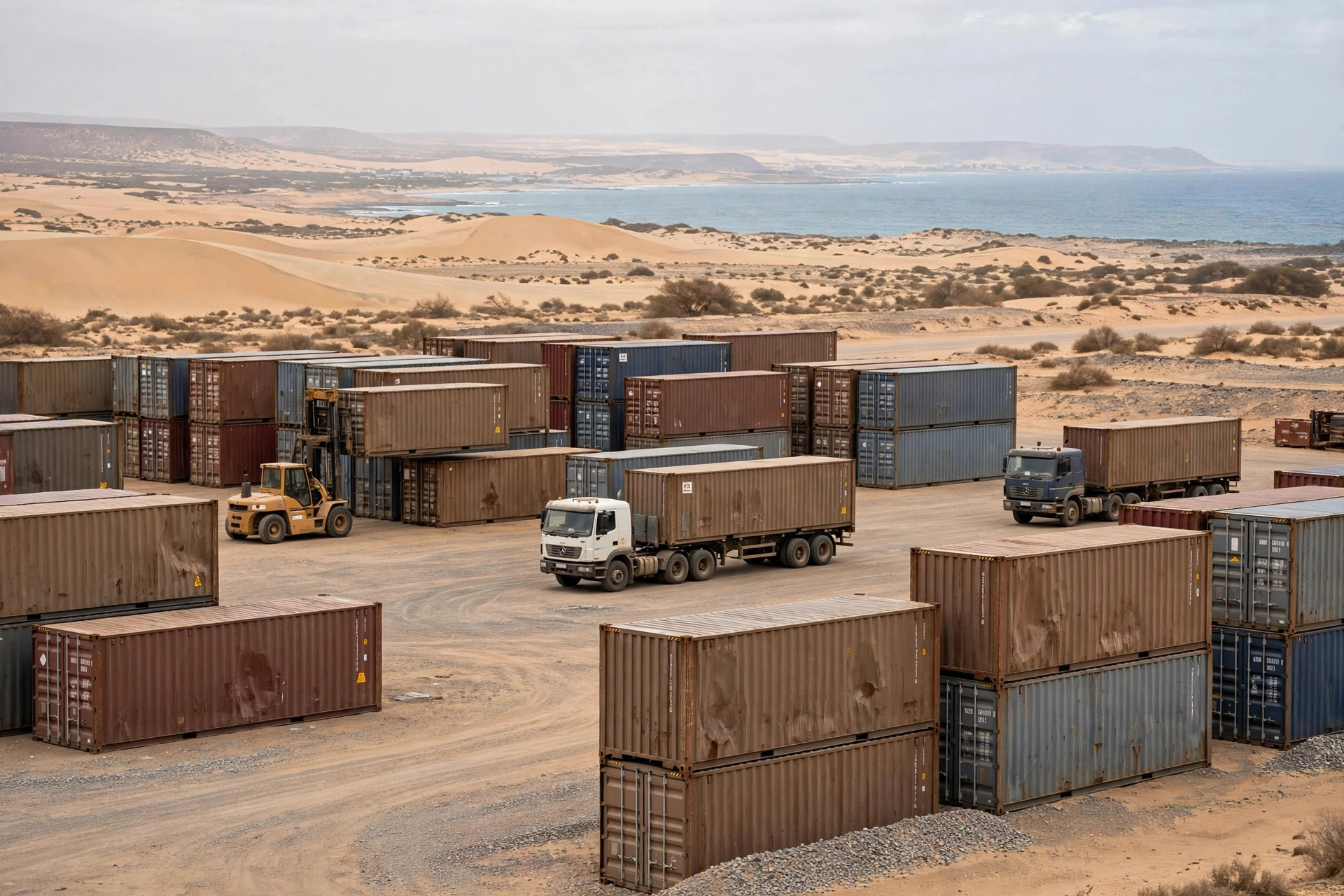 El tránsito de almacén sin salida al mar de Botsuana: puertos secos, fronteras y stock de seguridad vía Walvis Bay