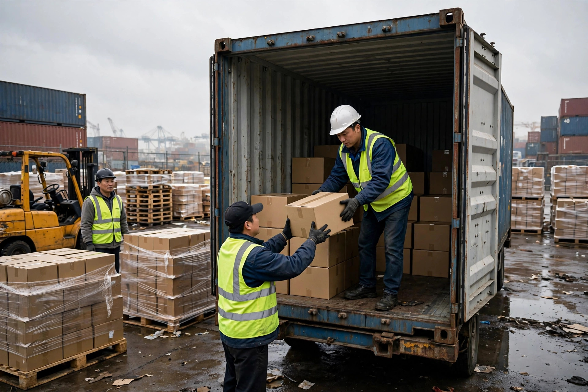 Hand-Loading a Container: Heavy Goes Low, Strap It Tight — An Old Hand's Tricks