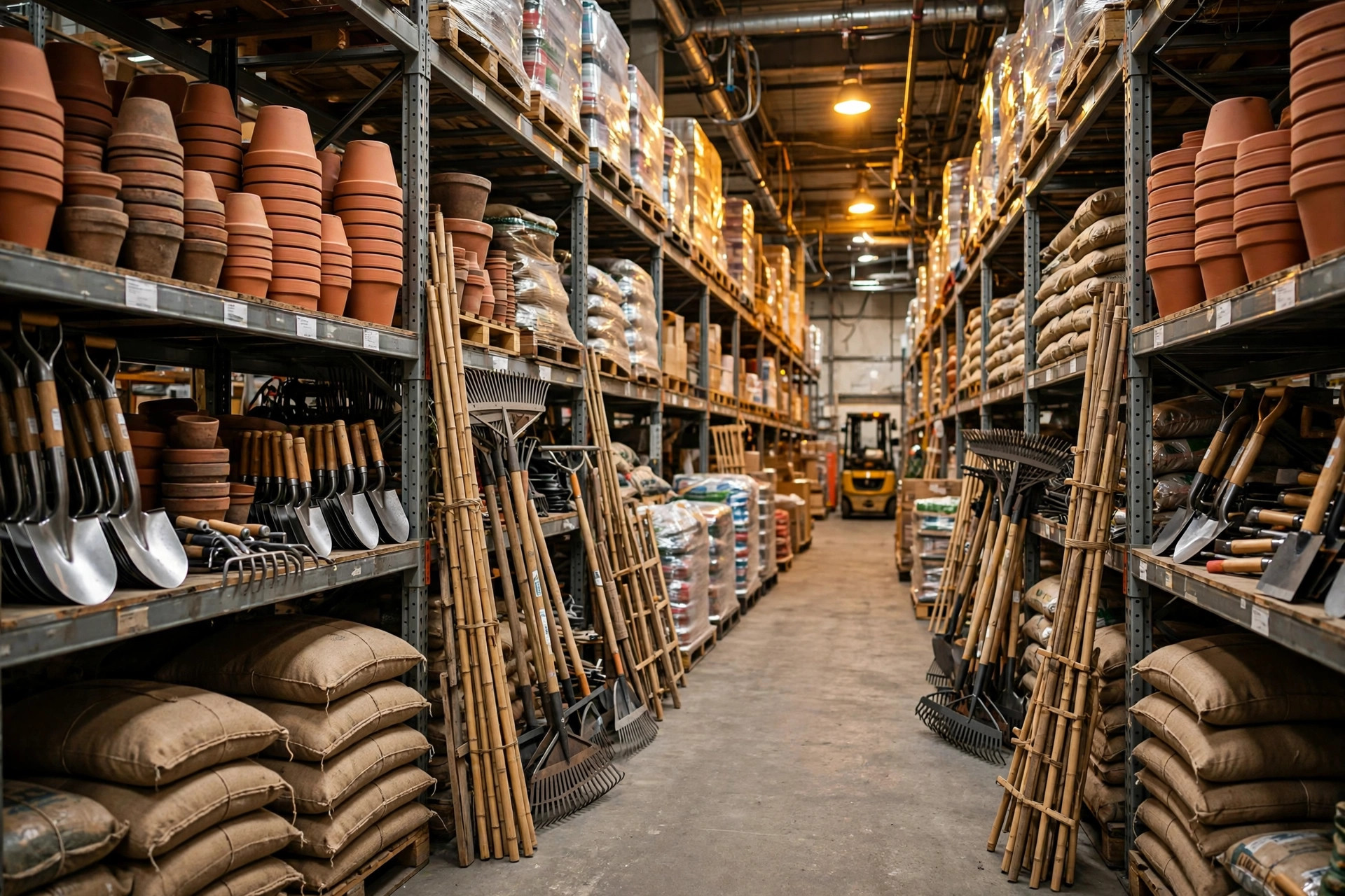 Fulfillment de e-commerce de jardinagem: rupturas de estoque na alta temporada, itens volumosos e conformidade de pesticidas