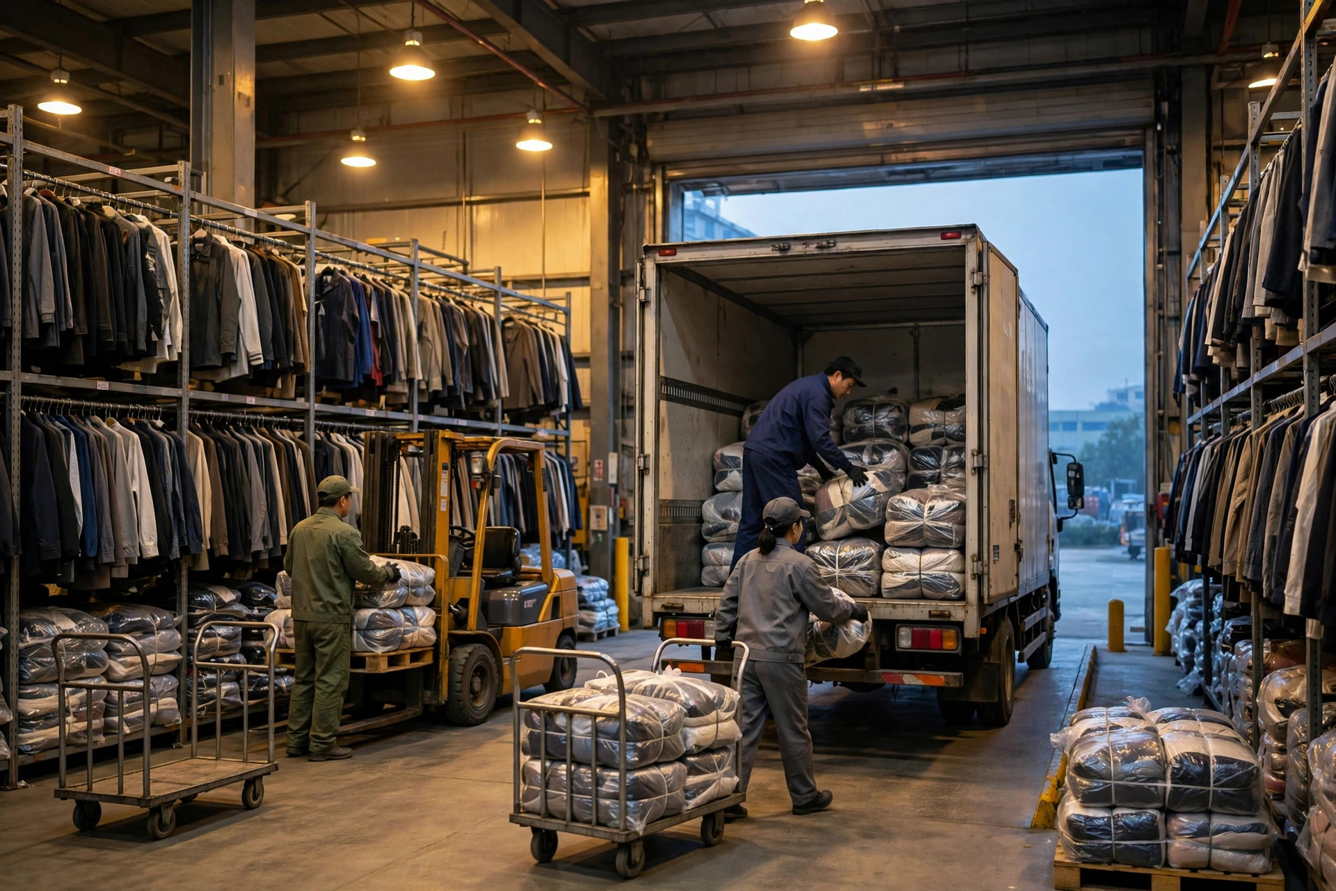 Guangzhou Apparel Wholesale Warehouse Labor: Dawn Replenishment, Fast Response, and Shift Staffing