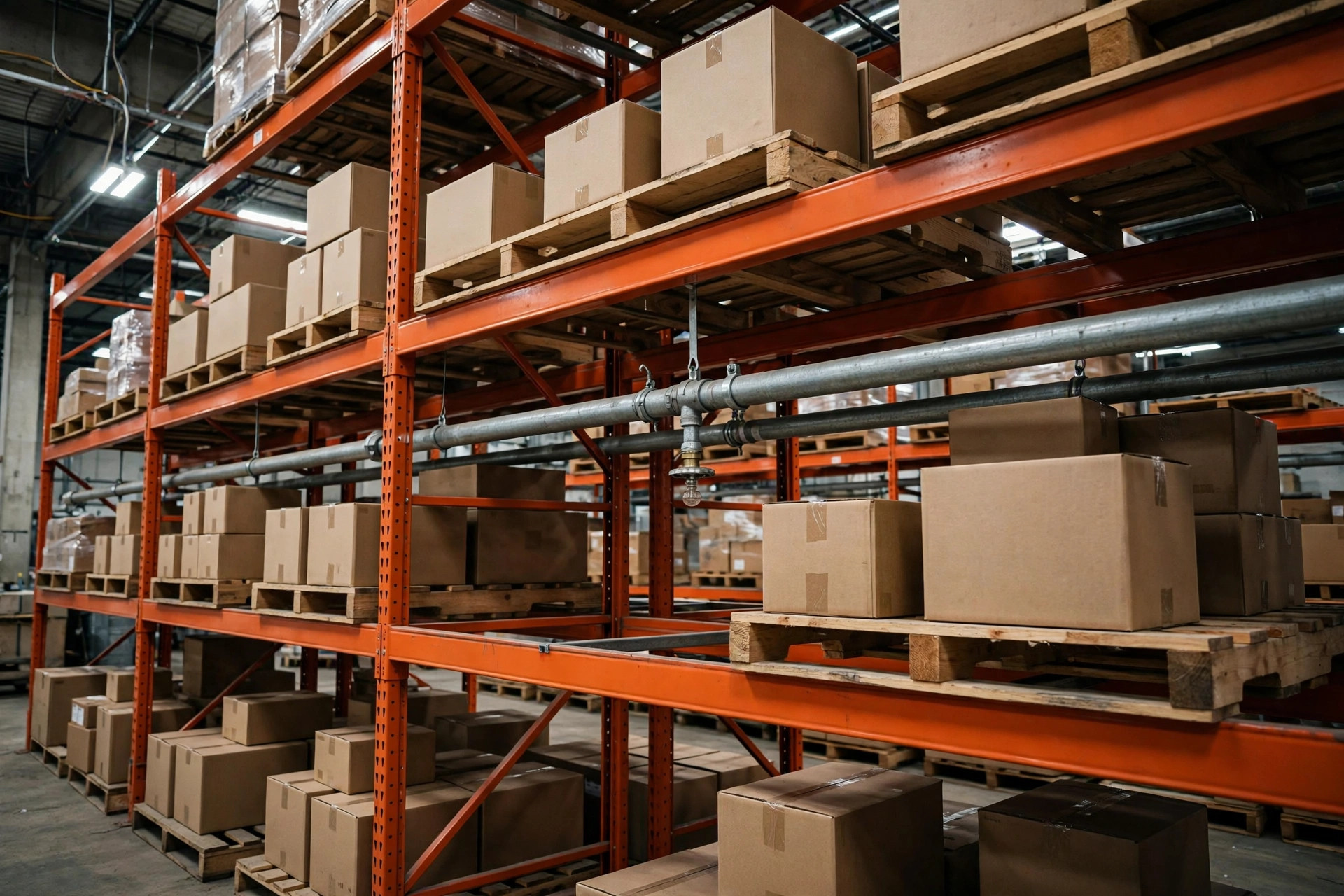 Requisitos de sprinklers em racks em armazéns: quando você deve instalá-los e quanto custam de verdade