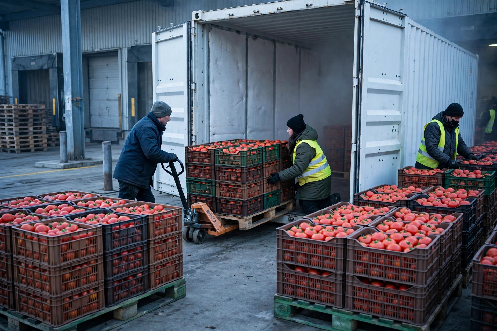 Chaîne du froid des exportations marocaines de tomates : des stations de conditionnement d'Agadir aux étagères européennes — ce que le service reefer Atlas de DP World change
