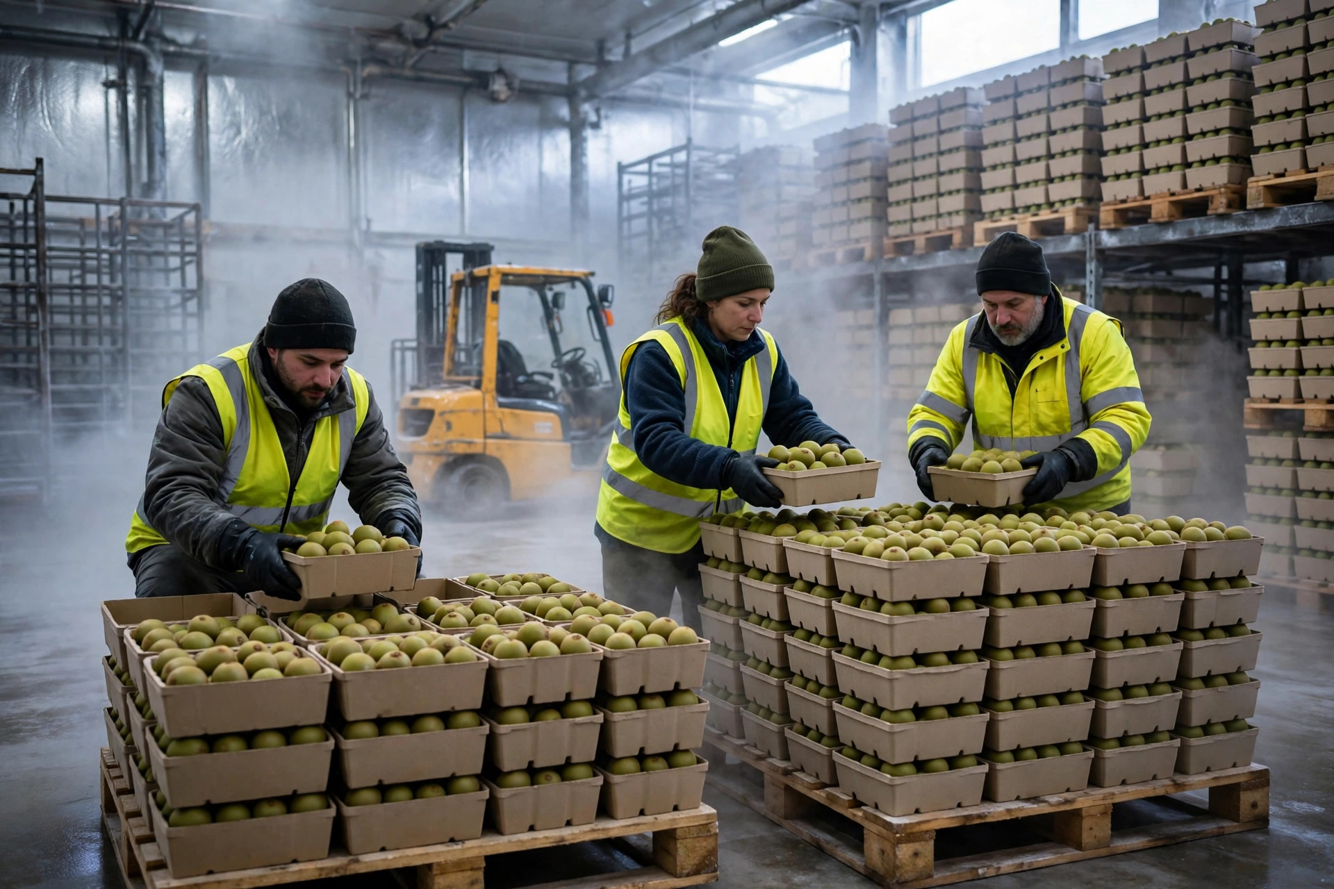 Cadena de frío para la exportación de kiwi de Nueva Zelanda: de los huertos de Bay of Plenty al puerto de Tauranga