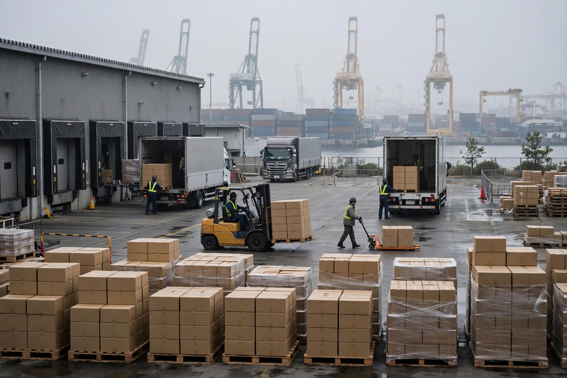 Logística del mercado de almacenes de Osaka: las cuentas de compensación de un pequeño propietario de almacén