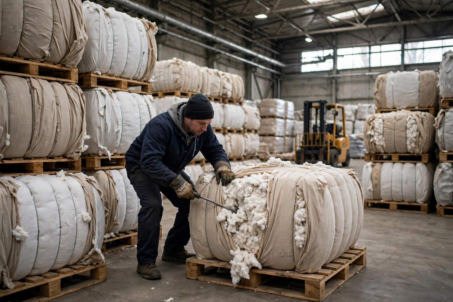 Importer du coton pakistanais : inspection à l'arrivée, contrôles d'humidité et de contamination pour les acheteurs américains