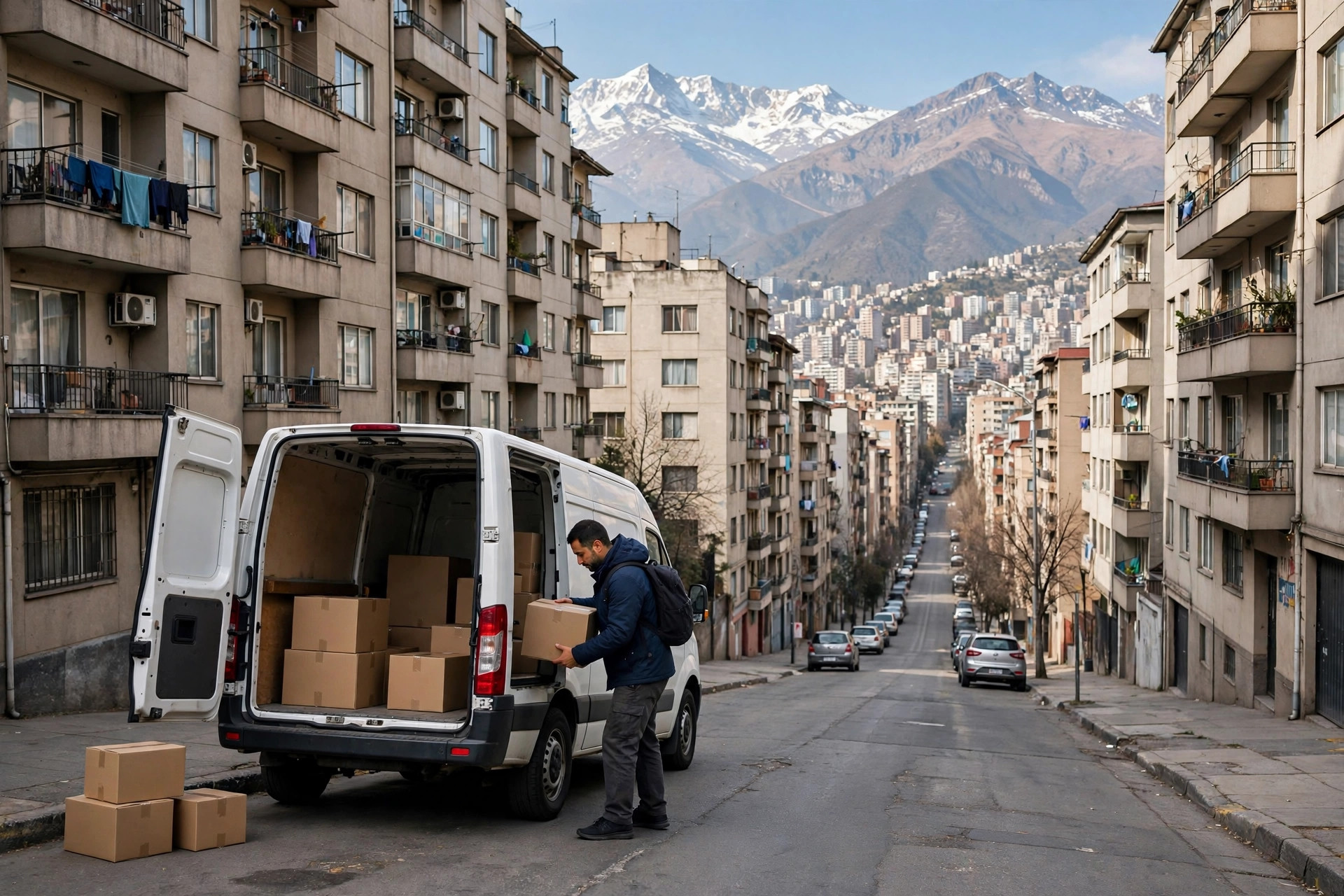 Logistique d'entrepôt pour la livraison urbaine à Santiago du Chili : zones réglementées, collines et l'horloge de livraison