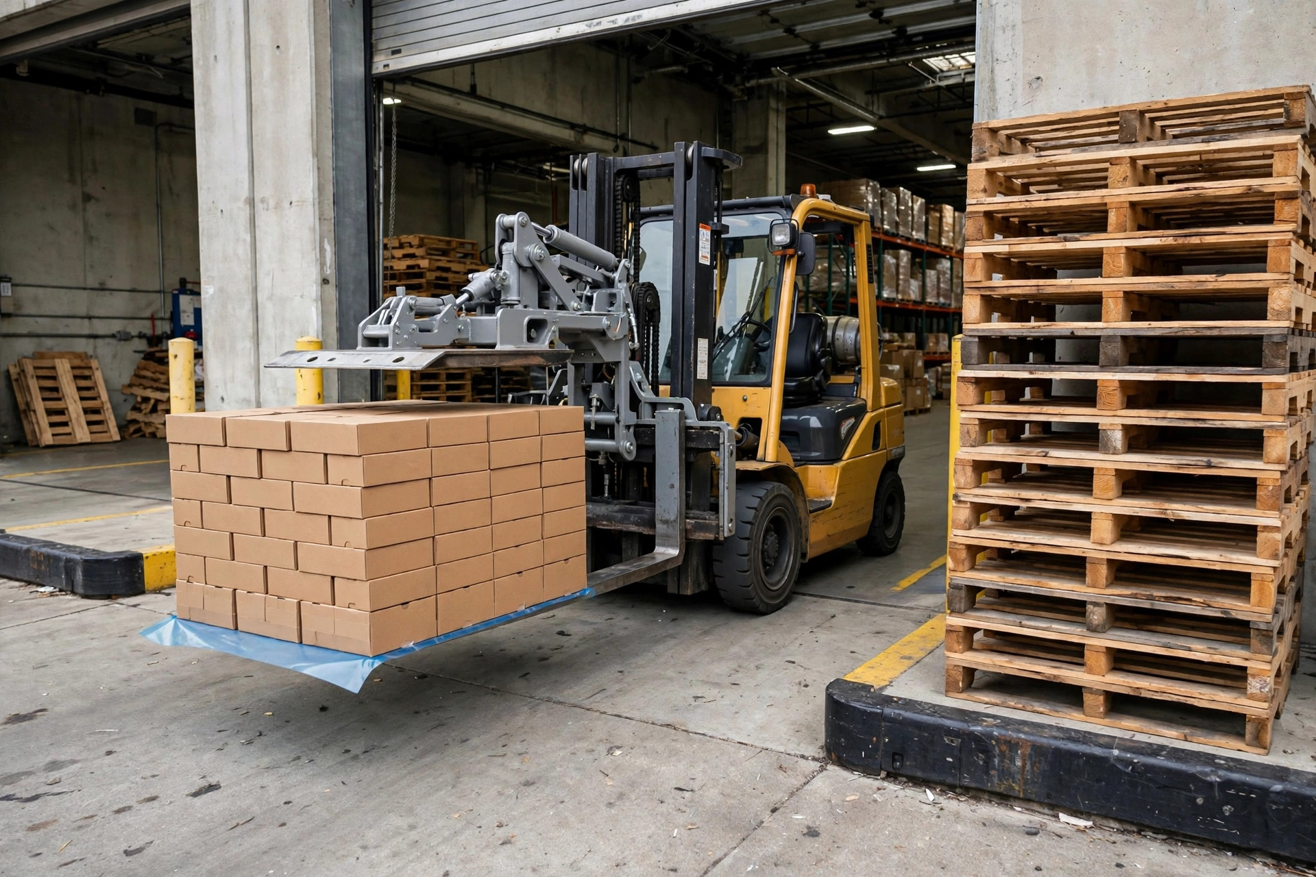 Slip Sheets vs. Wood Pallets: Ditch the Pallet Bill, But Your Forklifts and Workflow Have to Change