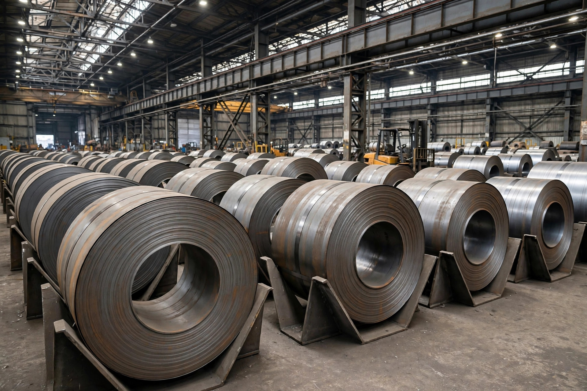 The Steel Warehouse: Coils, Plate, and Sections — Warehousing by the Ton