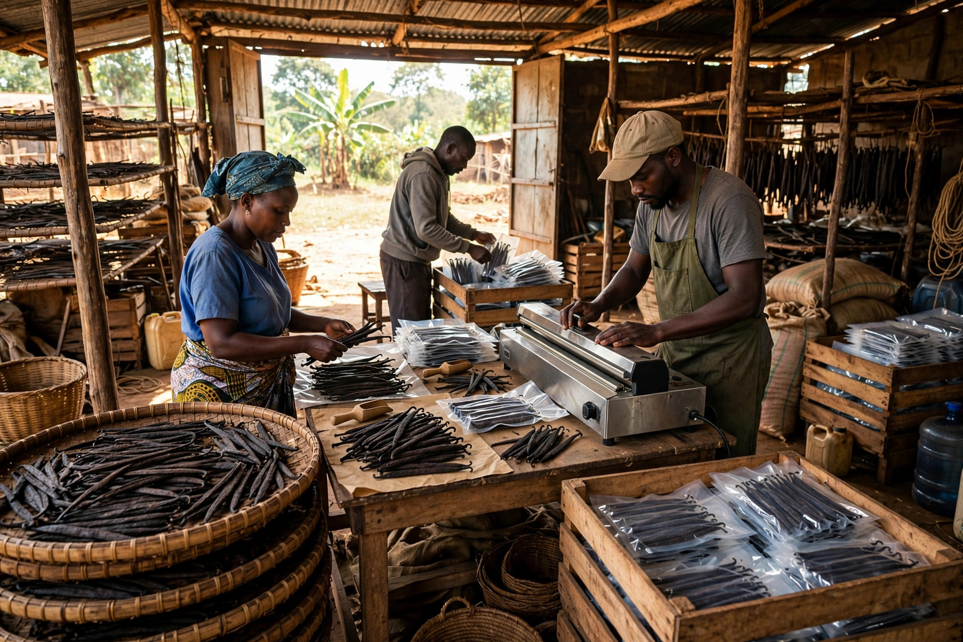Uganda Vanilla Export Warehouse Storage: The Ledger from Bunyoro Fields to Vacuum Bags