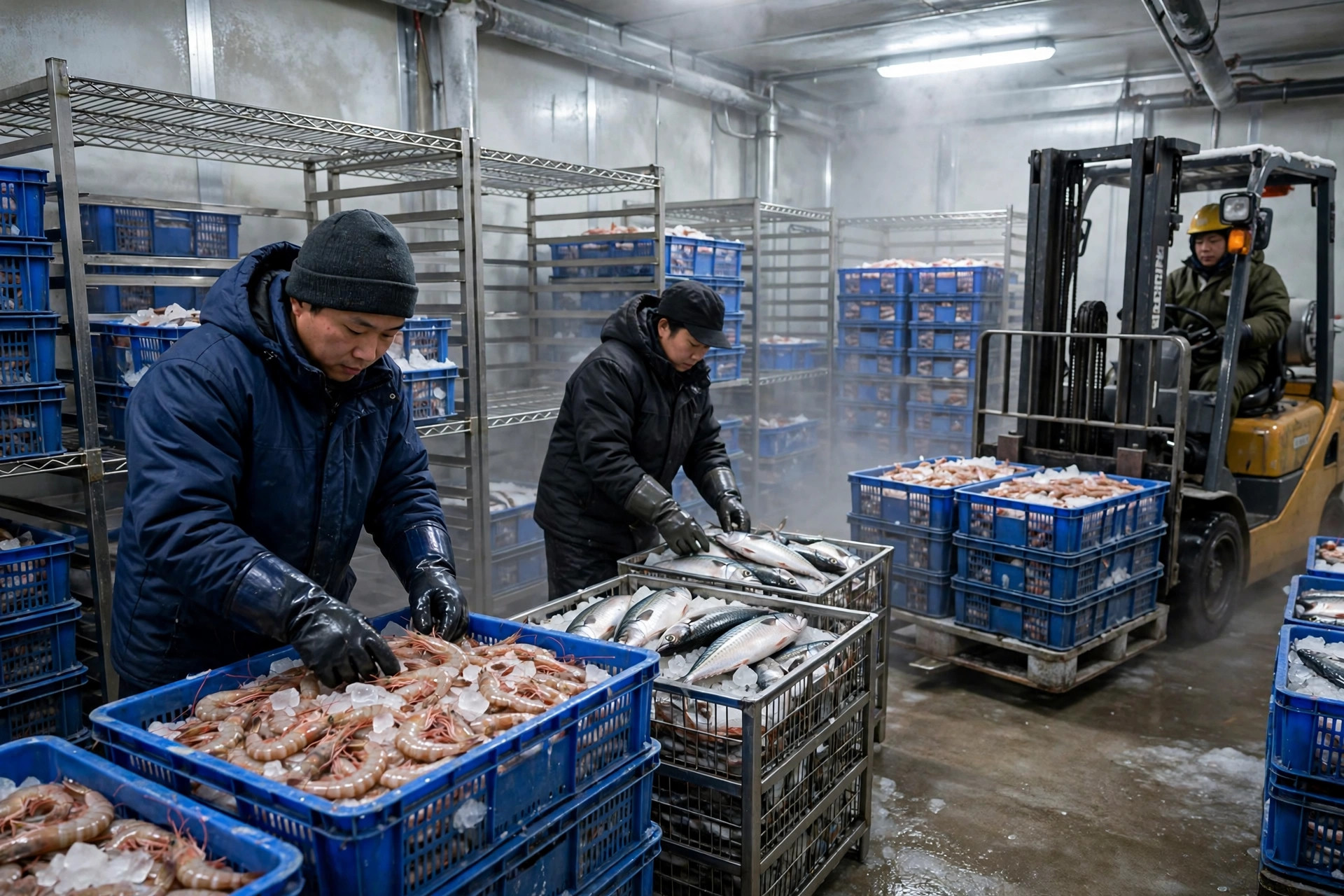 Cadena de frío para la exportación de mariscos de Vietnam: de las procesadoras del delta del Mekong a las mesas de EE. UU. sin interrupciones