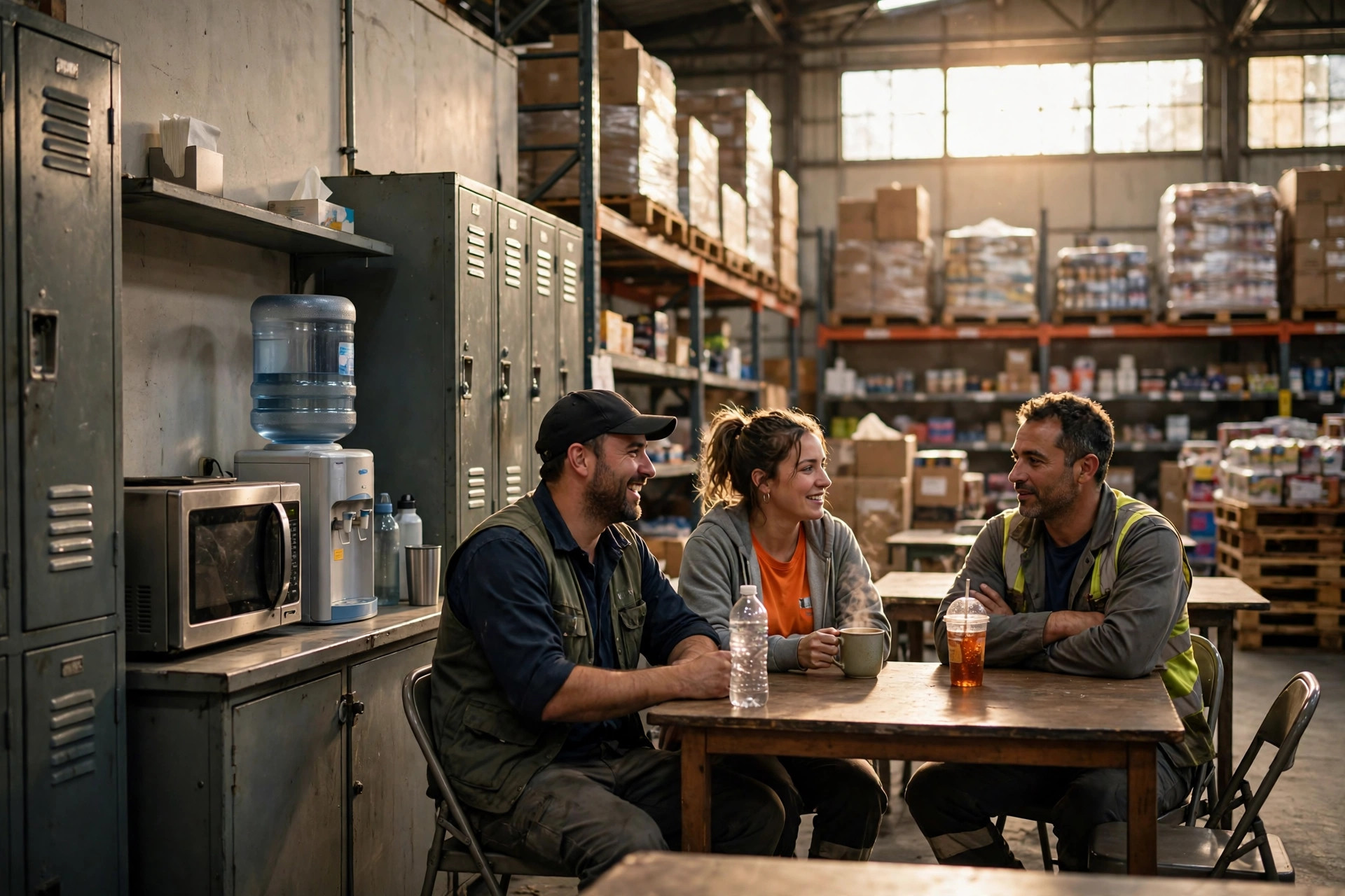 Our Break Room Cost Less Than $1,000 — And It Beats the Fancy One Next Door
