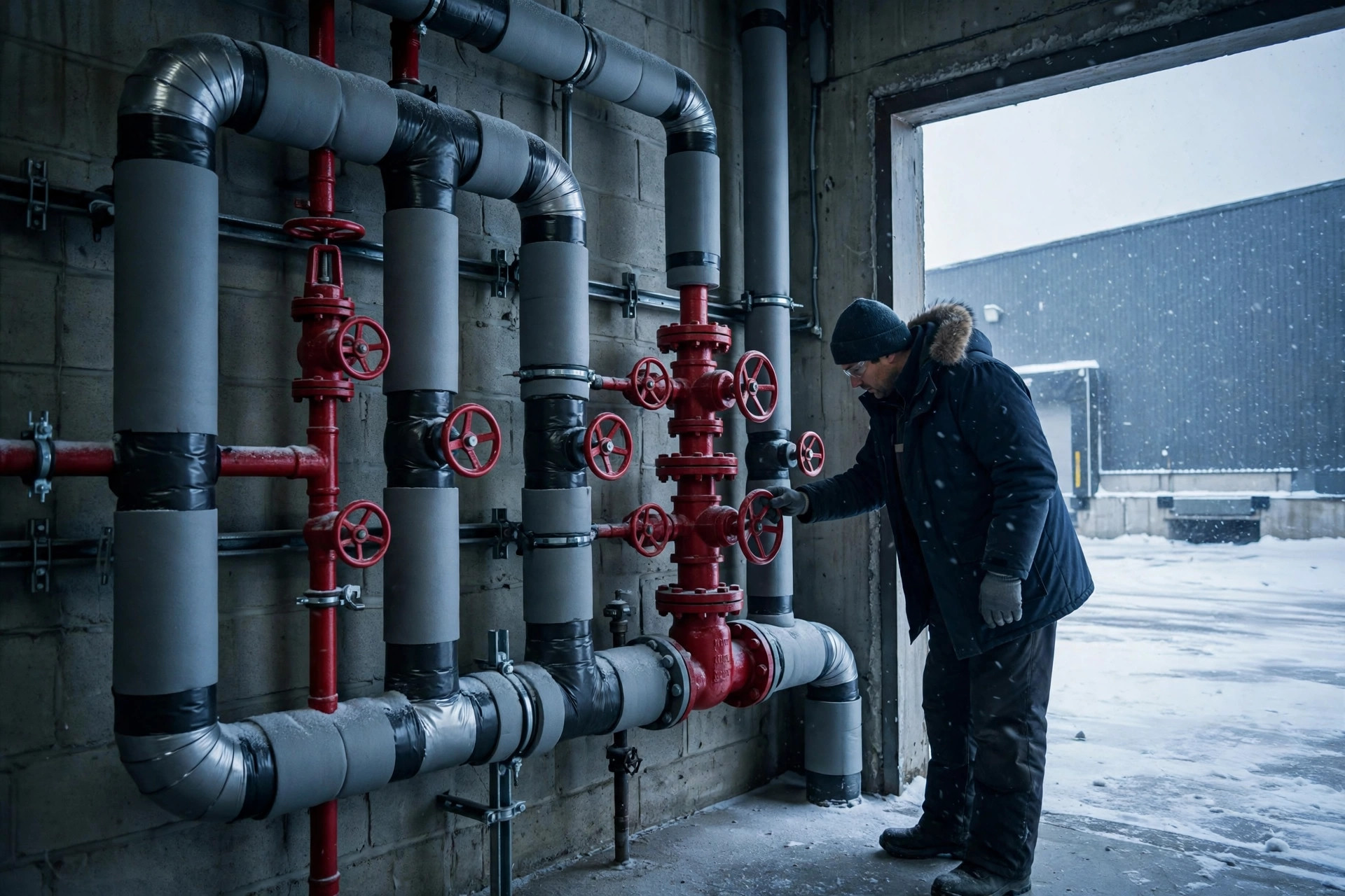 When the Cold Finds Your Sprinklers First: Winter Freeze Protection for Northern Warehouses