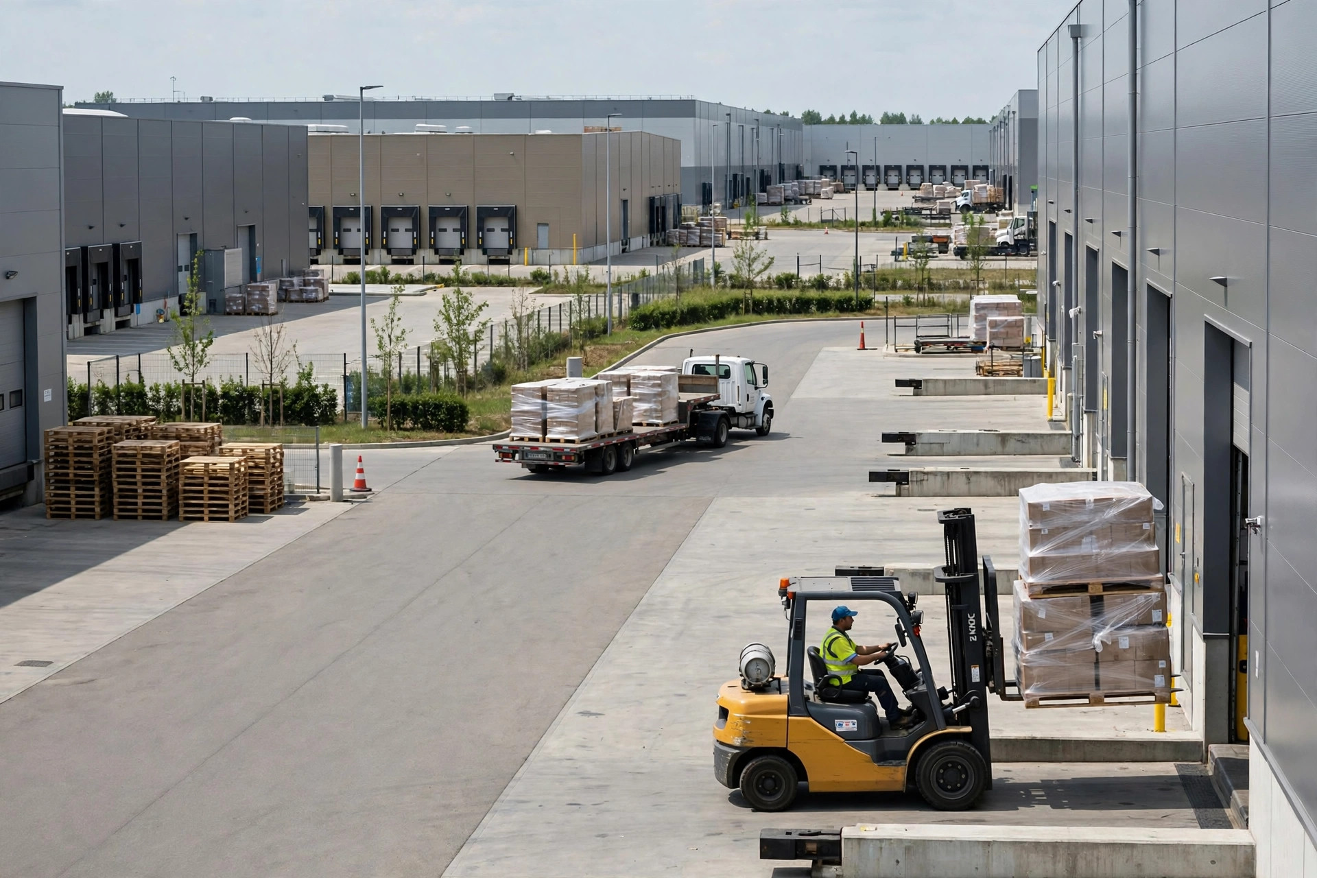 One Warehouse, Three Buildings: Making Inter-Building Shuttle Transfer Add Up