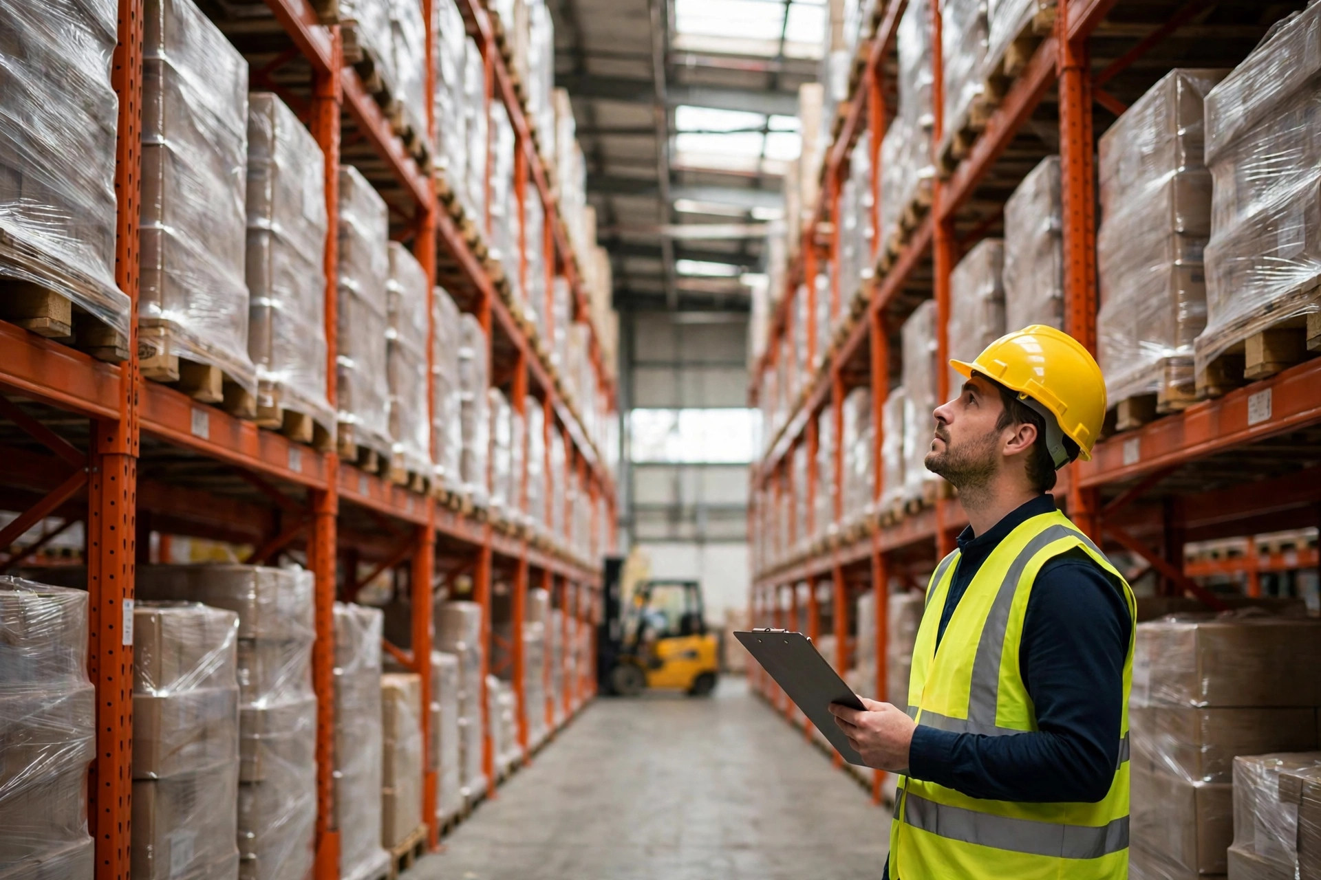 Placas de carga de estanterías de almacén: rondas de inspección, reetiquetado tras una reconfiguración y custodia de planos