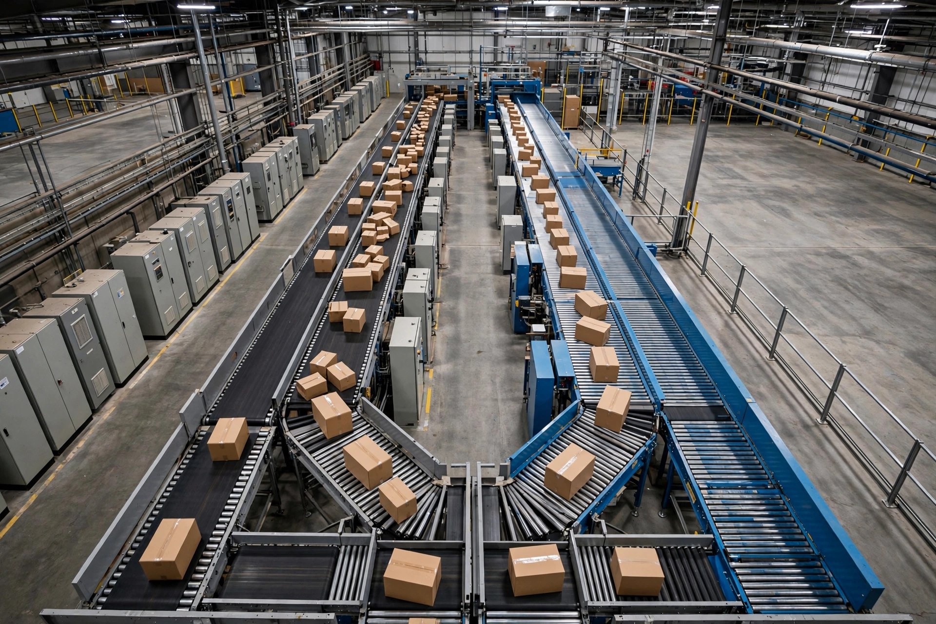 Um só WCS, dois fornecedores de equipamentos: fazendo linhas de transportadores de marcas mistas trabalharem juntas