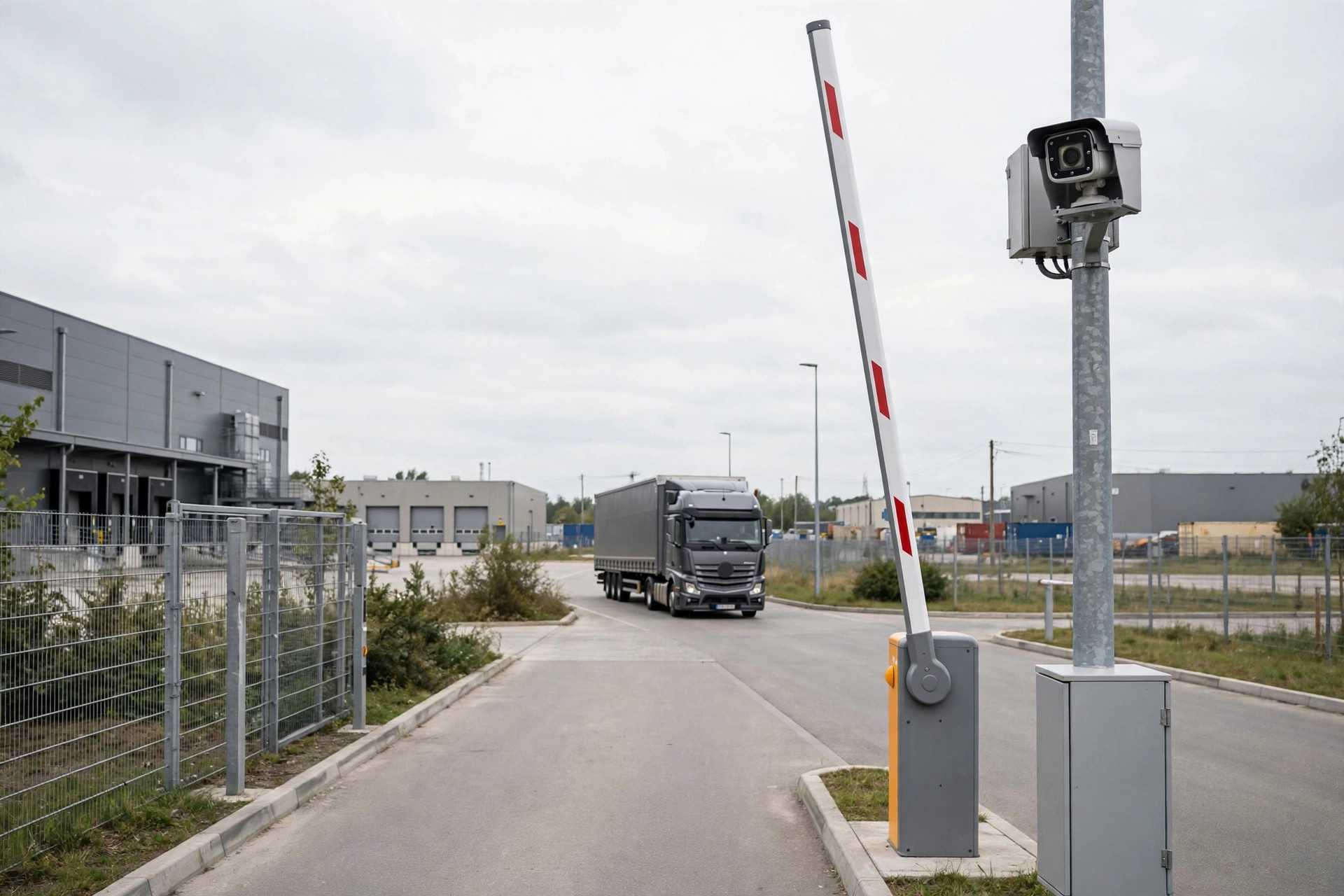 Files d'attente au portail chaque matin : reconnaissance de plaques + vérification des rendez-vous, guide de portail YMS